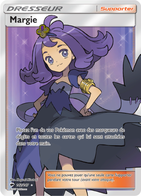 Carte Pokémon Margie 142/147 Ultra Rare Ombres Ardentes