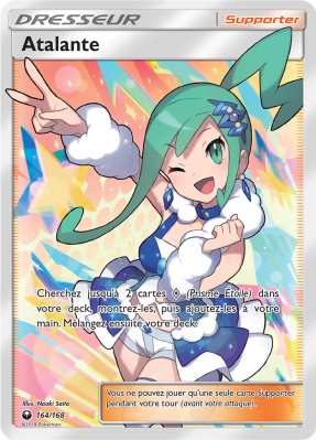 Carte Pokémon Atalante 164/168 Ultra Rare Tempête Céleste