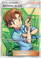Carte Pokémon Entretien de Léo 162/168 Ultra Rare Tempête Céleste