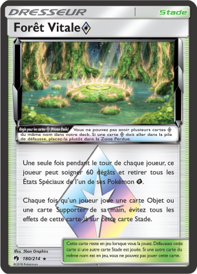 Carte Pokémon Forêt Vitale ◇ 180/214 Ultra Rare Tonnerre Perdu