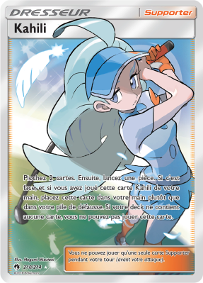 Carte Pokémon Kahili 210/214 Ultra Rare Tonnerre Perdu