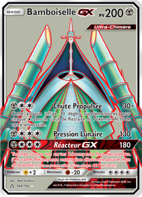Carte Pokémon Bamboiselle-GX 144/156 Ultra Rare Ultra-Prisme