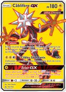 Carte Pokémon Câblifère-GX 142/156 Ultra Rare Ultra-Prisme