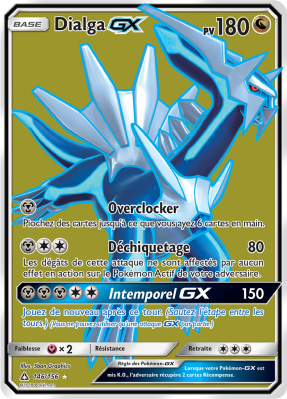 Carte Pokémon Dialga-GX 146/156 Ultra Rare Ultra-Prisme