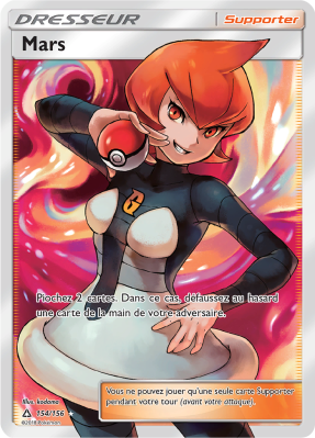 Carte Pokémon Mars 154/156 Ultra Rare Ultra-Prisme