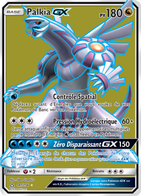 Carte Pokémon Palkia-GX 147/156 Ultra Rare Ultra-Prisme