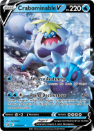 Carte Pokémon Crabominable-V 076/264 Ultra Rare Poing de Fusion