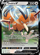 Carte Pokémon Dodrio-V 201/264 Ultra Rare Poing de Fusion