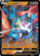 Carte Pokémon Lucario-V 146/264 Ultra Rare Poing de Fusion