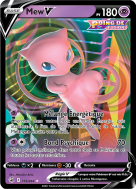 Carte Pokémon Mew-V 113/264 Ultra Rare Poing de Fusion