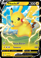 Carte Pokémon Pikachu-V 086/264 Ultra Rare Poing de Fusion