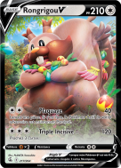 Carte Pokémon Rongrigou-V 217/264 Ultra Rare Poing de Fusion