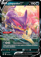 Carte Pokémon Léopardus-V 104/198 Ultra Rare Règne de Glace
