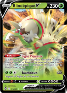 Carte Pokémon Blindépique-V 015/195 Ultra Rare Tempête Argentée