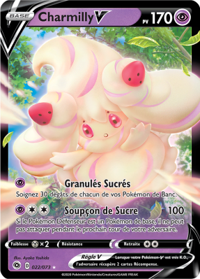 Carte Pokémon Charmilly-V 022/073 Ultra Rare La Voie du Maître