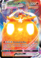 Carte Pokémon Pyrobut-VMAX 045/264 Ultra Rare Poing de Fusion