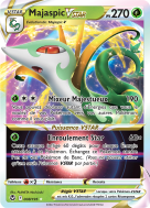 Carte Pokémon Majaspic-VSTAR 008/195 Ultra Rare Tempête Argentée