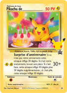 Carte Pokémon Pikachu de 24 Ultra Rare Célébrations (JCC)