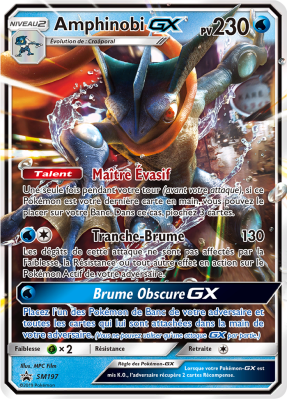 Carte Pokémon Amphinobi-GX SM197 Promo SM
