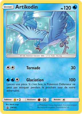 Carte Pokémon Artikodin SM144 Promo SM
