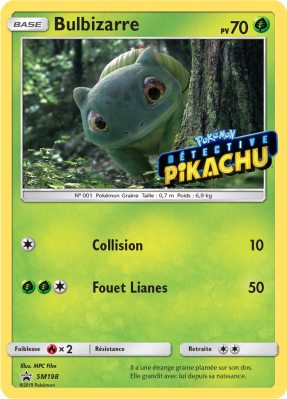 Carte Pokémon Bulbizarre SM198 Promo SM