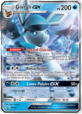 Carte Pokémon Givrali-GX SM147 Promo SM