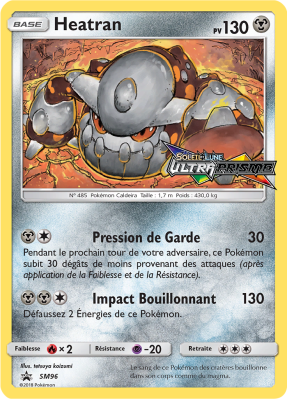 Carte Pokémon Heatran SM96 Promo SM