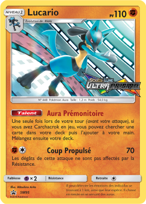 Carte Pokémon Lucario SM95 Promo SM