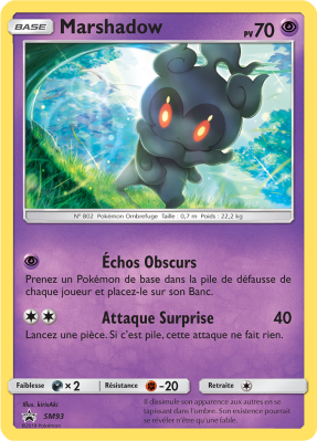 Carte Pokémon Marshadow SM93 Promo SM