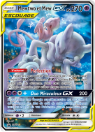 Carte Pokémon Mewtwo et Mew-GX SM191 Promo SM