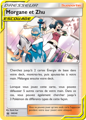 Carte Pokémon Morgane et Zhu SM246 Promo SM