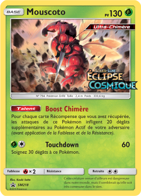 Carte Pokémon Mouscoto SM218 Promo SM