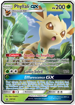 Carte Pokémon Phyllali-GX SM146 Promo SM