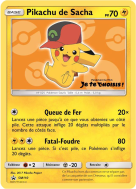 Carte Pokémon Pikachu de Sacha SM110 Promo SM