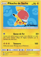 Carte Pokémon Pikachu de Sacha SM114 Promo SM
