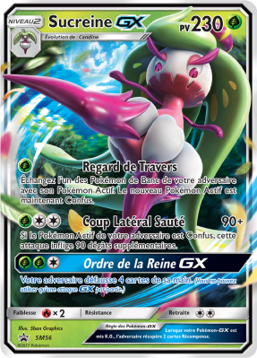 Carte Pokémon Sucreine-GX SM56 Promo SM