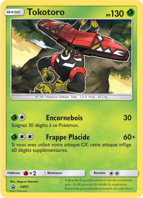 Carte Pokémon Tokotoro SM61 Promo SM