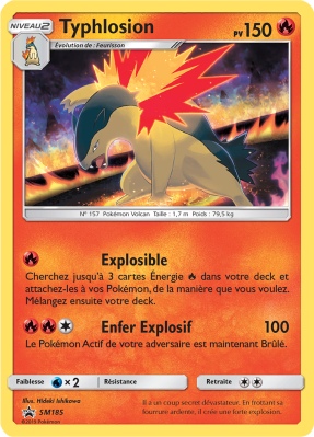 Carte Pokémon Typhlosion SM185 Promo SM
