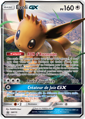 Carte Pokémon Évoli-GX SM175 Promo SM