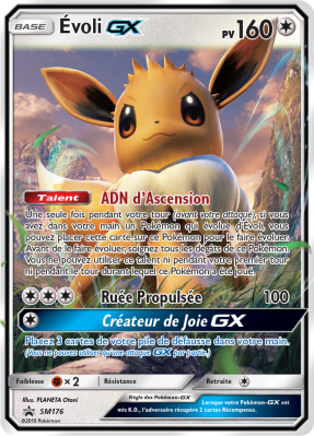Carte Pokémon Évoli-GX SM176 Promo SM