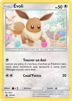Carte Pokémon Évoli SM184 Promo SM