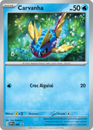 Carte Pokémon Carvanha 93 Promo SV