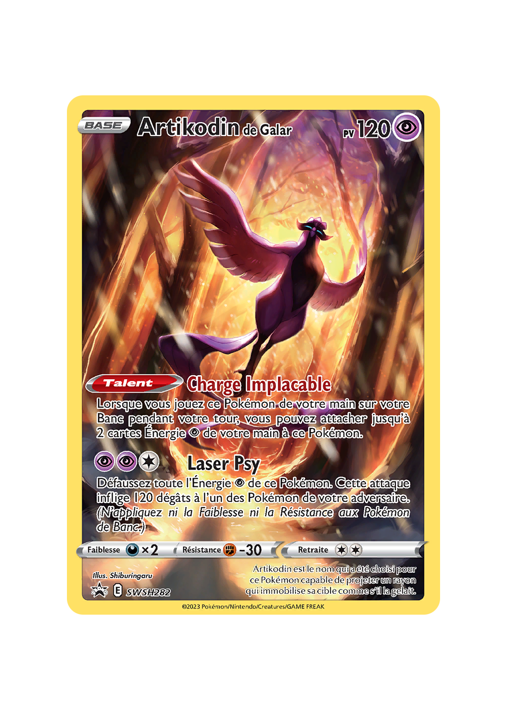 artikodin pokemon card 032/159 - - Aventures Ensemble reveal them Artikodin - Fossil pokmon card