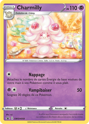 Carte Pokémon Charmilly SWSH058 Promo SWSH