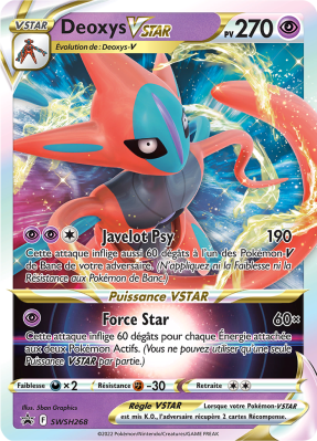 Carte Pokémon Deoxys-VSTAR SWSH268 Promo SWSH