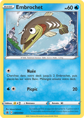 Carte Pokémon Embrochet SWSH093 Promo SWSH