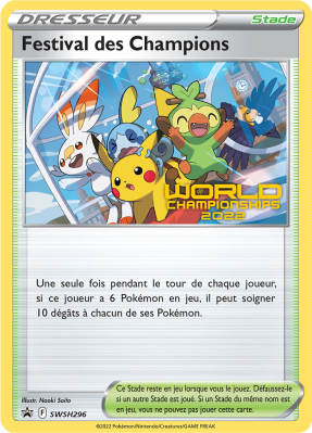 Carte Pokémon Festival des Champions SWSH296 Promo SWSH