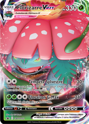 Carte Pokémon Florizarre-VMAX SWSH102 Promo SWSH