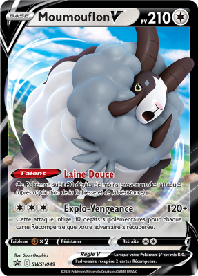 Carte Pokémon Moumouflon-V SWSH049 Promo SWSH
