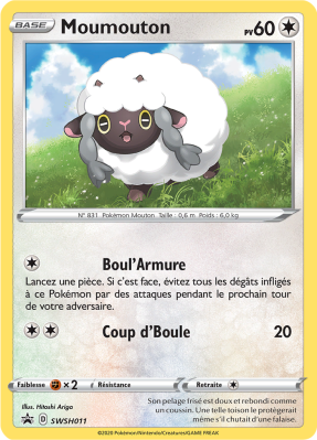 Carte Pokémon Moumouton SWSH011 Promo SWSH